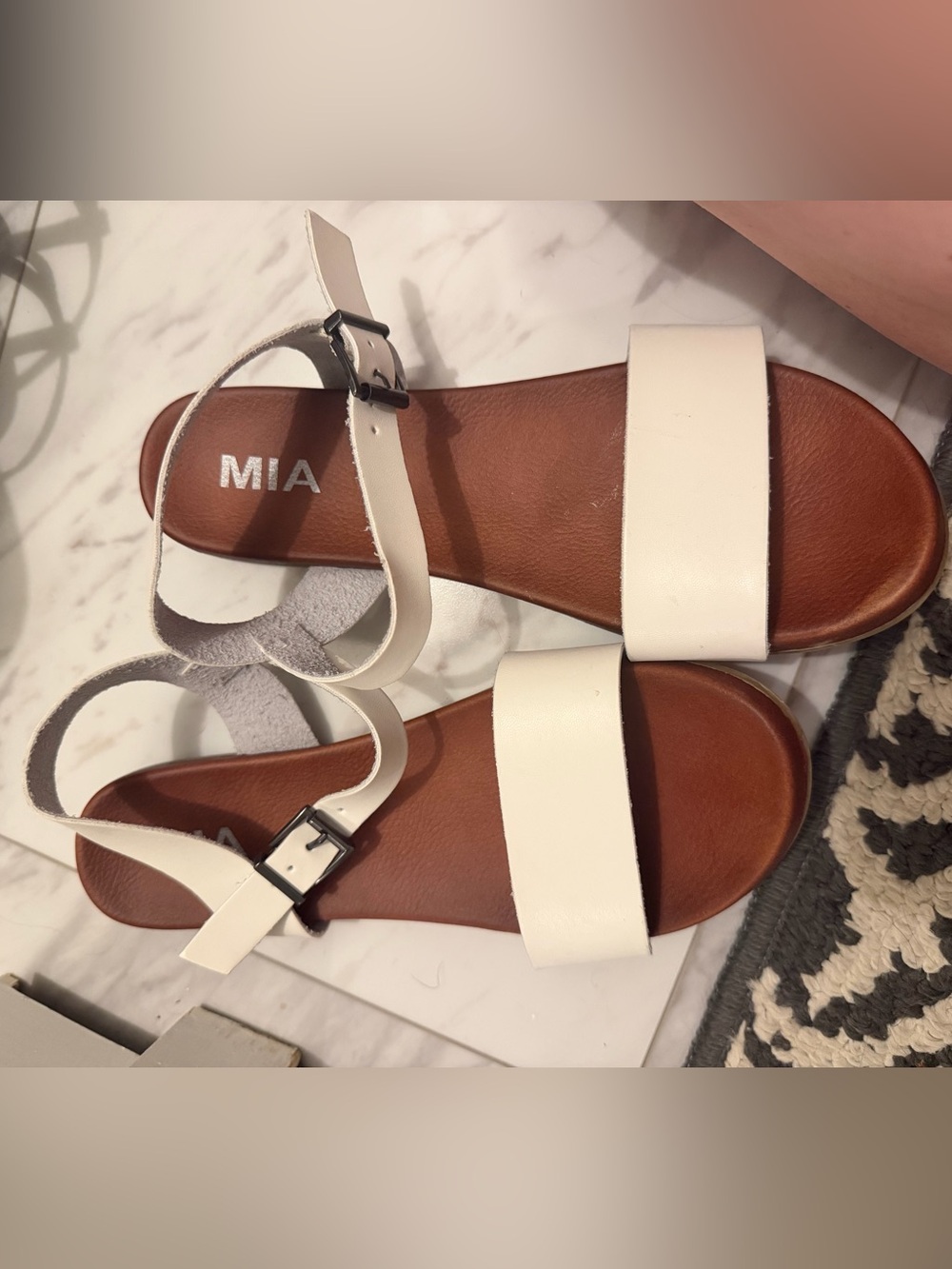 MIA White Karina Sandal